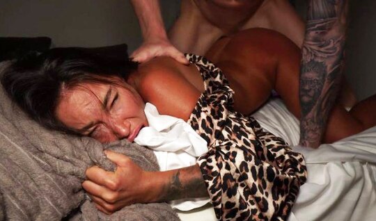 Русской девушке понравился жесткий секс в позе раком